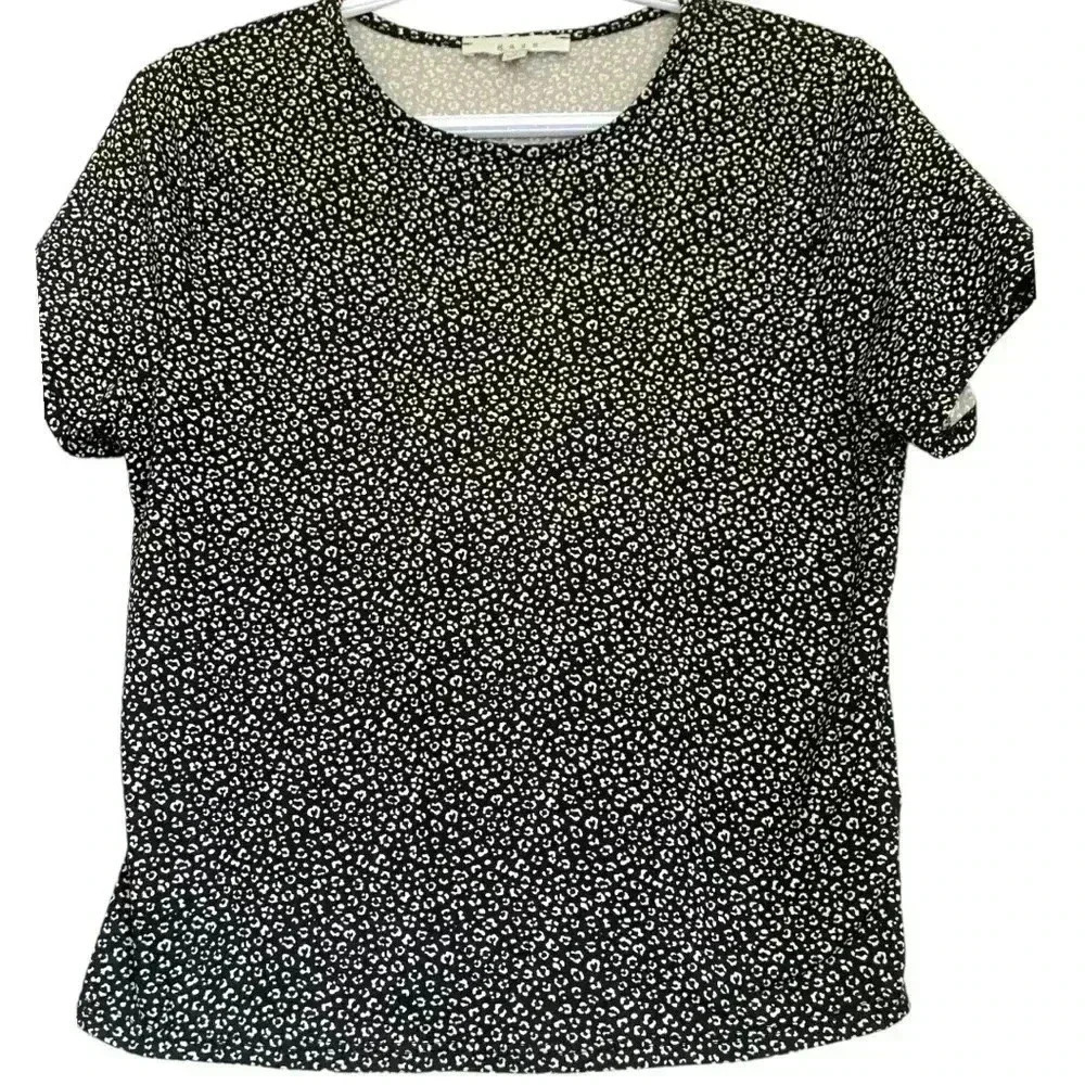 Gaze, animal print T, EUC, size, medium
